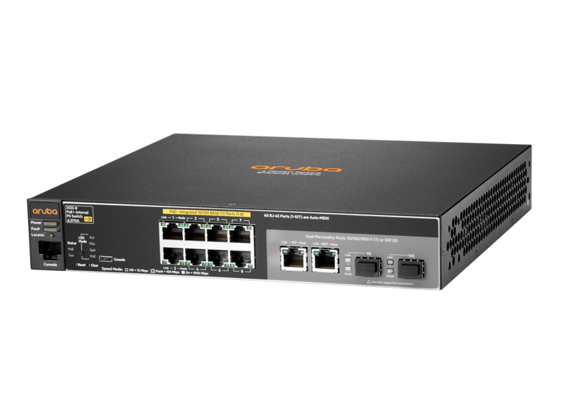 HPE Aruba 2530 8 PoE+ Switch - J9J9780A780A