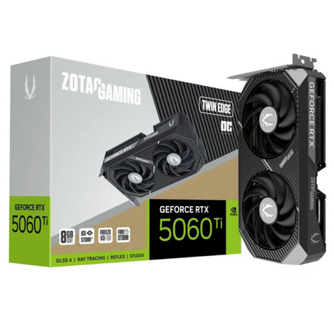 ZOTAC GAMING GeForce RTX 5060 Ti 8GB Twin Edge OC – 8GB GDDR7