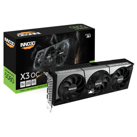 INNO3D GeForce RTX™ 5080 X3 OC – 16GB GDDR7