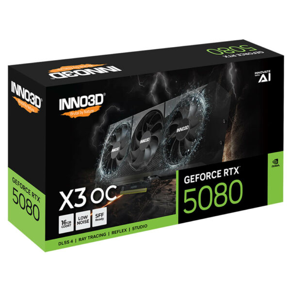 INNO3D GeForce RTX™ 5080 X3 OC – 16GB GDDR7