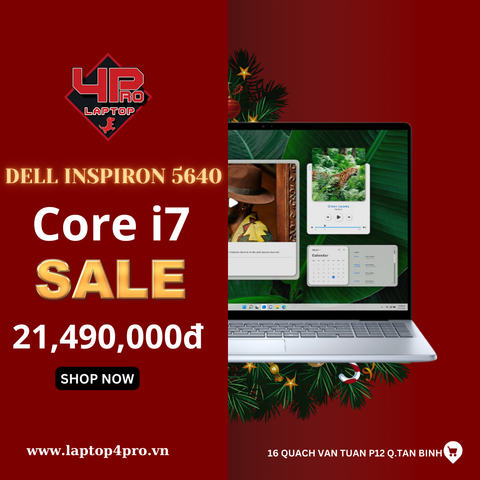 Dell Inspiron 16 5640 Core 7 150U RAM 16GB SSD 1TB 16 inch FHD+