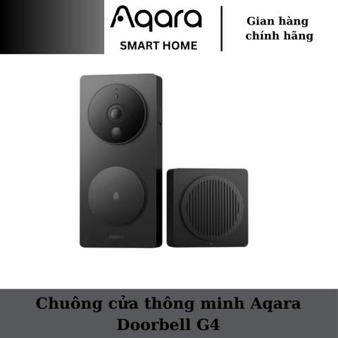 Chuông cửa thông minh Aqara Doorbell G4 – Dùng pin, hỗ trợ HomeKit