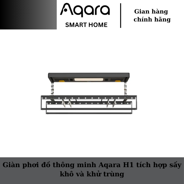 Giàn phơi đồ thông minh Aqara H1 tích hợp sấy khô và khử trùng