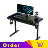 Eureka Gaming General Series GTG-I43 E-sport Home Office E-sports Computer Desk, Glass Desktop & APP Control Lighting