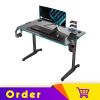 Eureka Gaming Colonel Series GIP 44'' Home Office E-sports Computer Desk With Fiber Optic RGB Lighting
