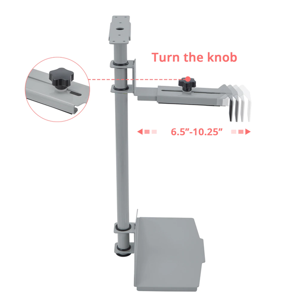 Eureka Ergonomic® Height Adjustable Under Desk Computer CPU Holder G