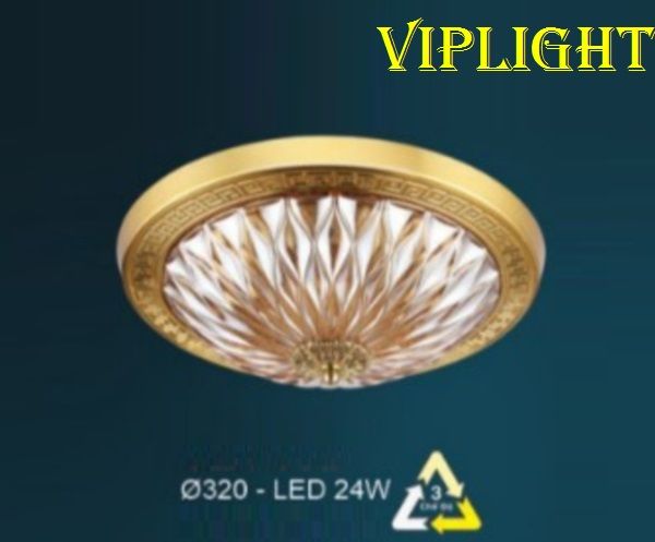 ĐÈN ỐP TRẦN BAN CÔNG BIỆT THỰ TÂN CỔ ĐIỂN TRANG TRÍ VLHFOTY017 (PHI Ø320)