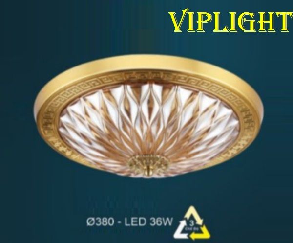 ĐÈN ỐP TRẦN BAN CÔNG BIỆT THỰ TÂN CỔ ĐIỂN TRANG TRÍ VLHFOTY017 (PHI Ø380)