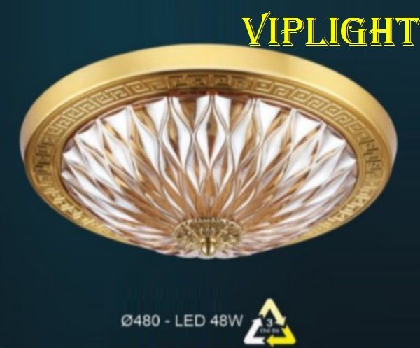 ĐÈN ỐP TRẦN BAN CÔNG BIỆT THỰ TÂN CỔ ĐIỂN TRANG TRÍ VLHFOTY017 (PHI Ø480)