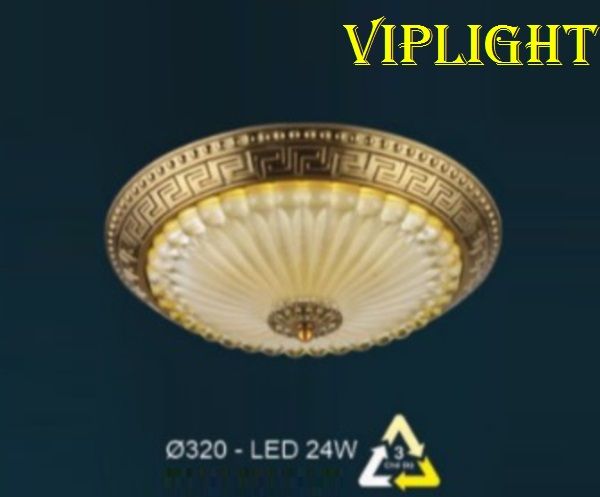 ĐÈN ỐP TRẦN BAN CÔNG BIỆT THỰ TÂN CỔ ĐIỂN TRANG TRÍ VLHFOTY019 (PHI Ø320)
