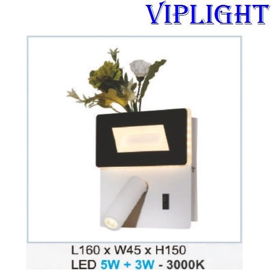 ĐÈN TƯỜNG ĐỌC SÁCH TRANG TRÍ 3410 - GẮN VÁCH_PHÒNG KHÁCH, PHÒNG NGỦ, PHÒNG THỜ, NHÀ BẾP, HÀNH LANG, CẦU THANG