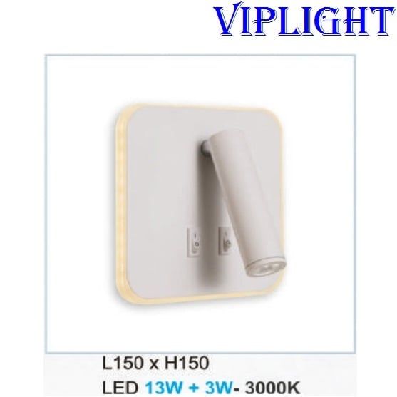ĐÈN GẮN ĐẦU GƯỜNG ĐỌC SÁCH 3425 - GẮN VÁCH_PHÒNG KHÁCH, PHÒNG NGỦ, PHÒNG THỜ, NHÀ BẾP, HÀNH LANG, CẦU THANG