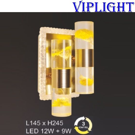 ĐÈN TƯỜNG LED BA CHẾ ĐỘ 616 - GẮN VÁCH_PHÒNG KHÁCH, PHÒNG NGỦ, PHÒNG THỜ, NHÀ BẾP, HÀNH LANG, CẦU THANG