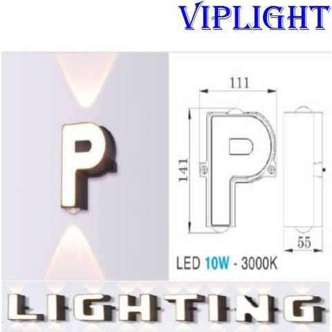  ĐÈN TƯỜNG THIẾT KẾ CHỮ P - GẮN VÁCH_PHÒNG KHÁCH, PHÒNG NGỦ, PHÒNG THỜ, NHÀ BẾP, HÀNH LANG, CẦU THANG 
