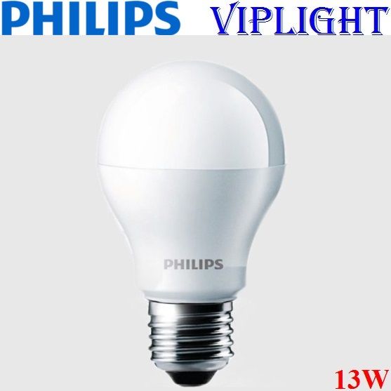 Bóng đèn led búp (Bulb) tròn đuôi vặn E27 13W PHILIPS