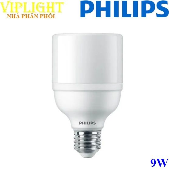 Bóng Led búp (Bulb) trụ đuôi vặn E27 9W PHILIPS