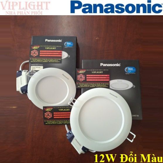 Đèn âm trần siêu mỏng Led đổi màu 12w Panasonic EZ-P (NNV71352WE1A)