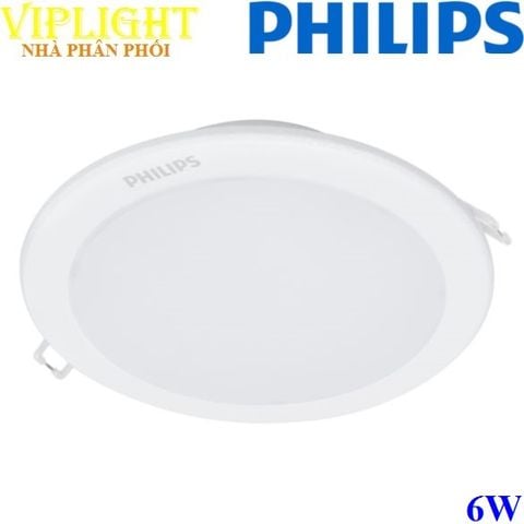  Đèn âm trần tròn Led 6w PHILIPS DN027B G3 LED6 6W 220-240V D90 RD 