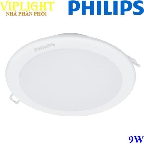  Đèn âm trần tròn Led 9w PHILIPS DN027B G3 LED9 9W 220-240V D125 RD 