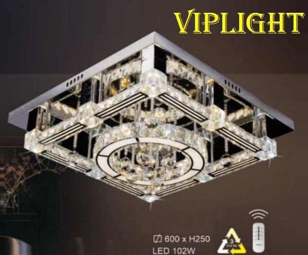 ĐÈN ÁP TRẦN TRANG TRÍ VLHFML80122 (VUÔNG PHI Ø600)
