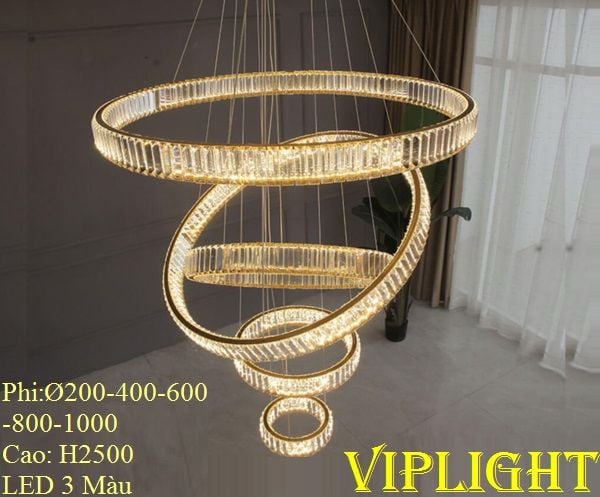 ĐÈN CHÙM PHA LÊ 5 NĂM VÒNG TRANG TRÍ VLLTH8078