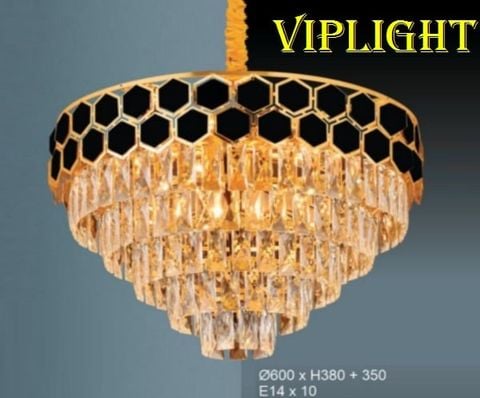  ĐÈN CHÙM PHA LÊ GẮN TRẦN TRANG TRÍ PHÒNG KHÁCH VLHFCFL2817 (PHI Ø600) 