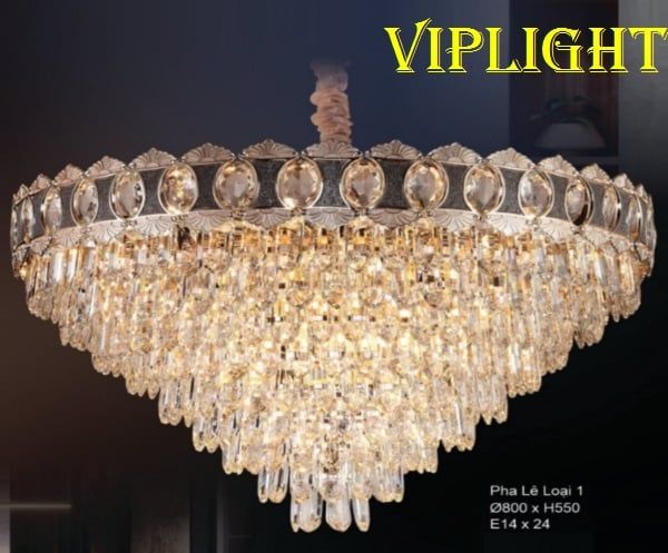ĐÈN CHÙM PHA LÊ HIỆN ĐẠI VLHFCFL6216 (PHI Ø800)
