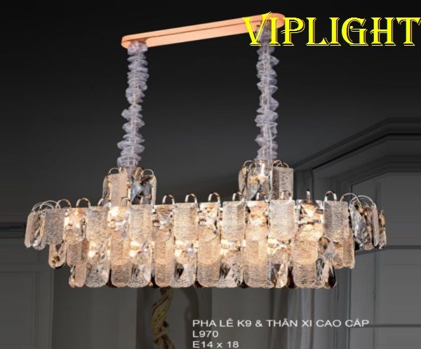 ĐÈN CHÙM PHA LÊ TRANG TRÍ PHÒNG KHÁCH VL355TPL6291 (PHI L970)