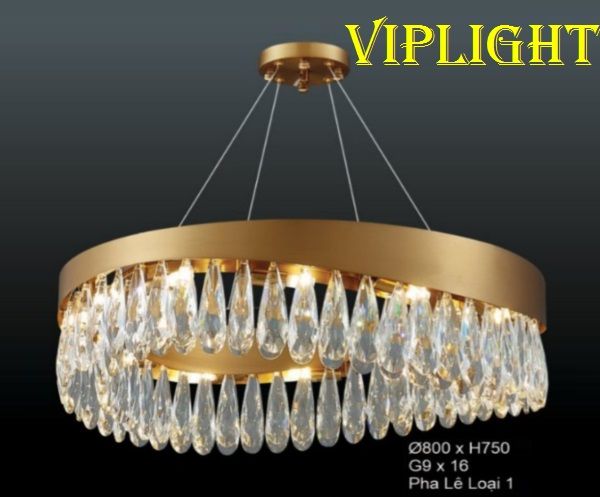 ĐÈN CHÙM THẢ PHA LÊ HIỆN ĐẠI TRANG TRÍ VLHFCFL8099