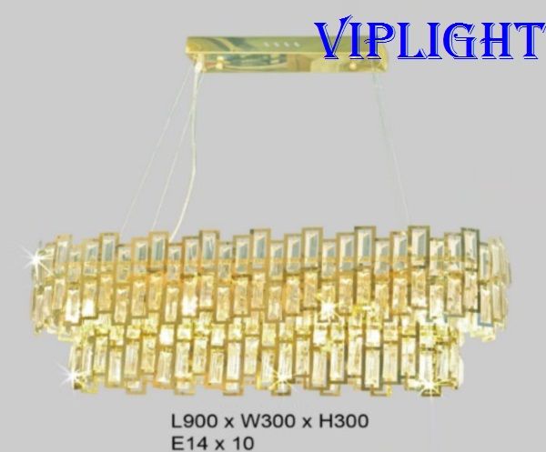 ĐÈN CHÙM THẢ PHA LÊ TREO TRẦN TRANG TRÍ VL355TPL6603 (PHI L900)