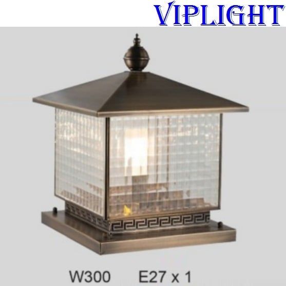 ĐÈN ĐỒNG GẮN TRỤ CỔNG TRANG TRÍ VLDT08