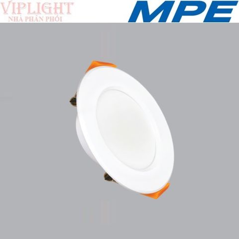  ĐÈN DOWNLIGHT ÂM TRẦN MPE LED 3 CHẾ ĐỘ MÀU 5W DLT-5/3C VIỀN TRẮNG 