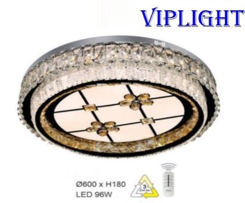  ĐÈN GẮN ỐP TRẦN TRANG TRÍ VLHFML7077 (TRÒN PHI Ø600) 