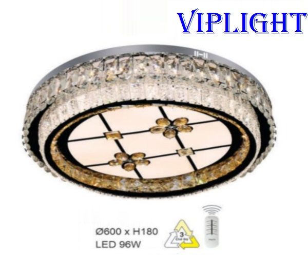 ĐÈN GẮN ỐP TRẦN TRANG TRÍ VLHFML7077 (TRÒN PHI Ø600)