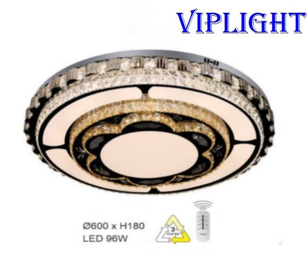 ĐÈN GẮN ỐP TRẦN TRANG TRÍ VLHFML7078 (TRÒN PHI Ø600)