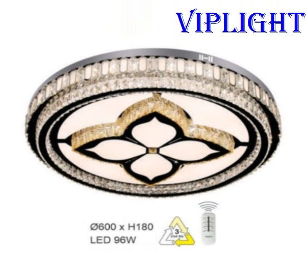 ĐÈN GẮN ỐP TRẦN TRANG TRÍ VLHFML7079 (TRÒN PHI Ø600)