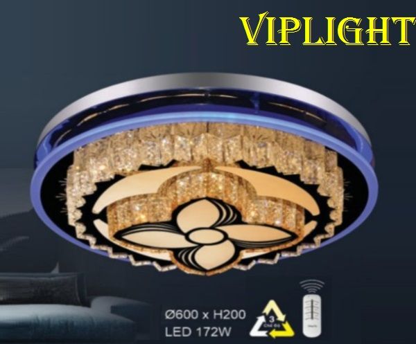 ĐÈN GẮN TRẦN PHÒNG KHÁCH ĐỔI MÀU VLHFML7021 (TRÒN PHI Ø600)