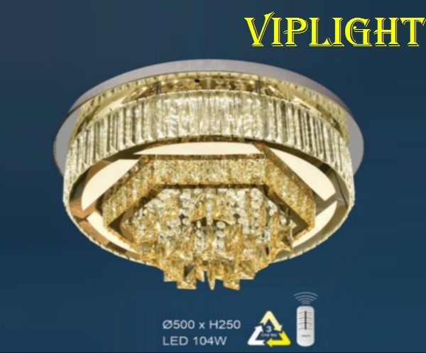 ĐÈN GẮN TRẦN TRANG TRÍ VLHFML293 (TRÒN PHI Ø500)
