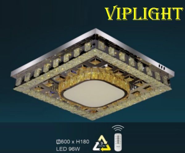 ĐÈN GẮN TRẦN TRANG TRÍ VLHFML7114 (VUÔNG PHI Ø600)