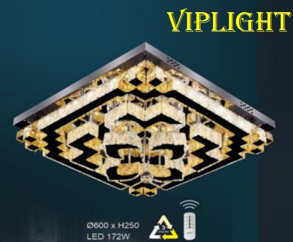 ĐÈN GẮN TRẦN TRANG TRÍ VLHFML7163 (VUÔNG PHI Ø600)