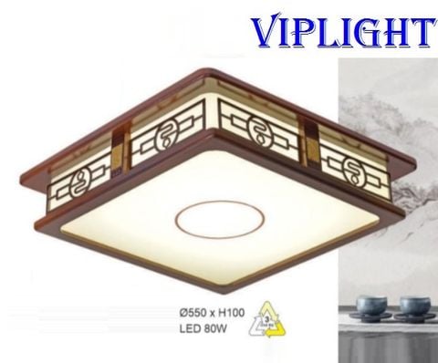  ĐÈN GỖ LED 3 BA MÀU ỐP TRẦN TRANG TRÍ VLHFOTG28 