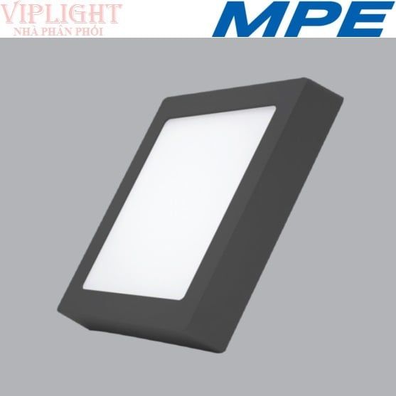ĐÈN LED ỐP NỔI VUÔNG 18W MPE SSPLB-18T, SSPLB-18V (THÂN VỎ MÀU ĐEN)
