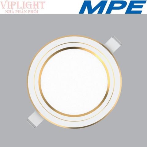  ĐÈN LED PANEL ÂM TRẦN 12W VIỀN VÀNG MPE RPL -12ST/G 