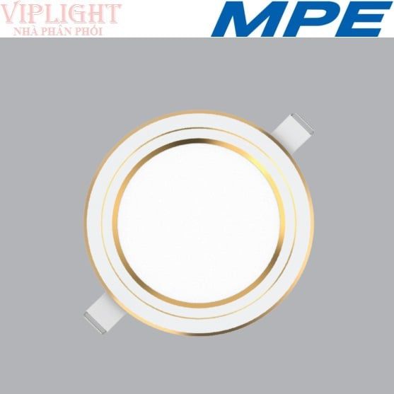 ĐÈN LED PANEL ÂM TRẦN 9W VIỀN VÀNG MPE RPL -9ST/G