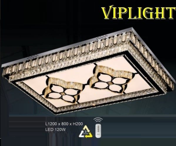 ĐÈN MÂM DẠNG HÌNH CHỮ NHẬT ỐP TRẦN TRANG TRÍ VLHFML7155 (PHI Ø1200)