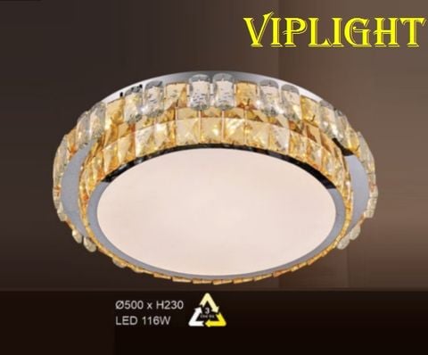  ĐÈN MÂM GẮN TRẦN TRANG TRÍ VLHFML7034 (TRÒN PHI Ø500) 