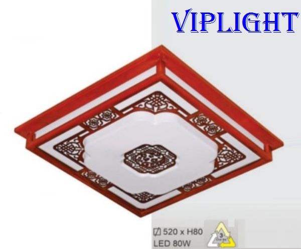 ĐÈN MÂM GỖ LED 3 BA CHẾ ĐỘ ỐP TRẦN TRANG TRÍ VLHFOTG07