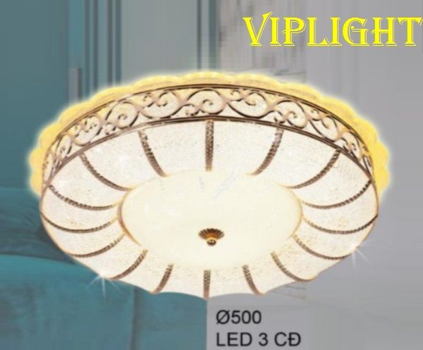 ĐÈN MÂM LED 3 BA MÀU ÁP TRẦN TRANG TRÍ VL355OPLH74