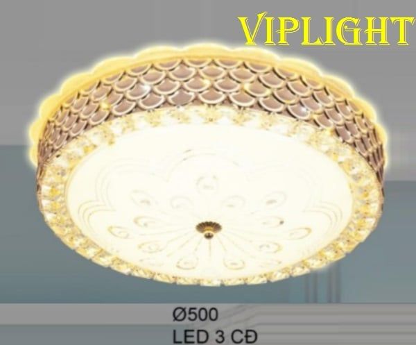 ĐÈN MÂM LED 3 BA MÀU ÁP TRẦN TRANG TRÍ VL355OPLH86