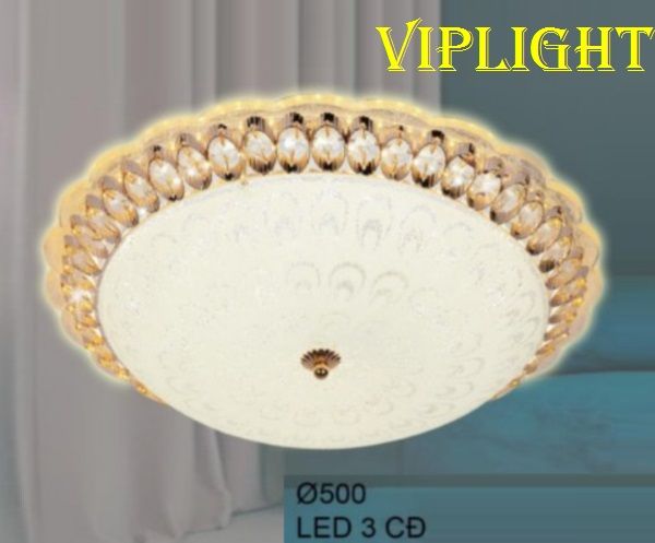 ĐÈN MÂM LED 3 BA MÀU GẮN TRẦN TRANG TRÍ VL355OPLH69